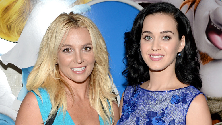 Britney Spears et Katy Perry posent