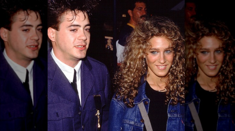 Robert Downey Jr. et Sarah Jessica Parker marchant