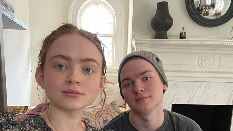 Sadie Sink et son frère sur Instagram