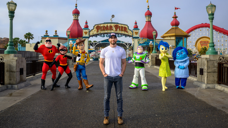 Chris Evans à Disneyland