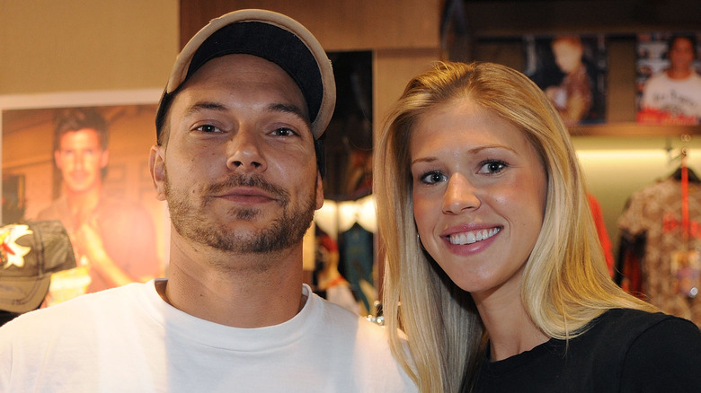 Kevin Federline et Victoria Prince, souriants