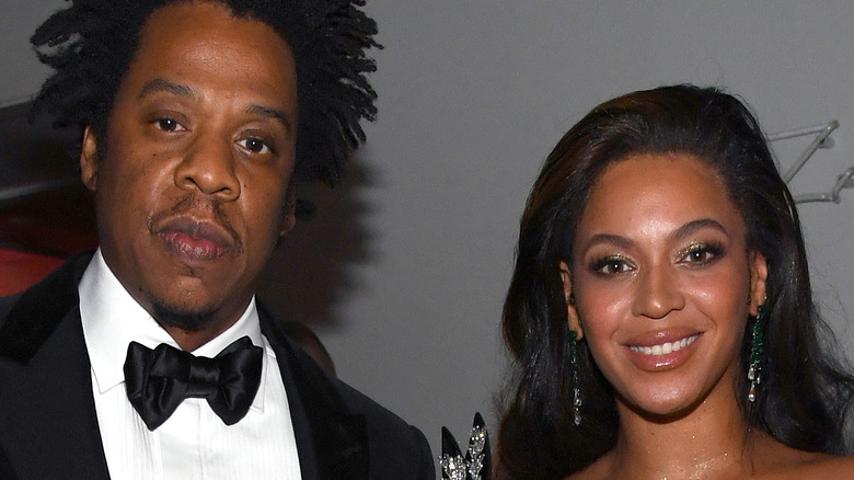 Jay-Z et Beyoncé posent