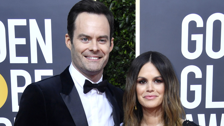 Bill Hader et Rachel Bilson aux Golden Globes