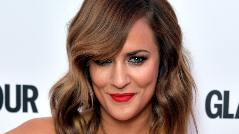 Caroline Flack sur le tapis rouge