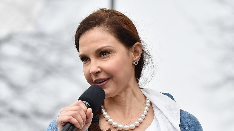 Ashley Judd à la Marche des femmes à Washington en 2017