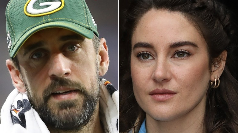 Aaron Rodgers, Shailene Woodley triste, 