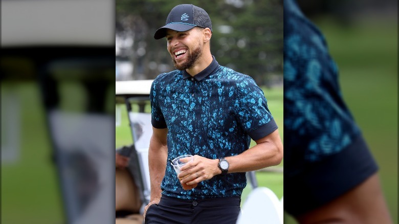 Steph Curry à un événement de golf