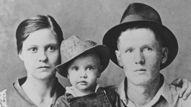 Gladys, Elvis et Vernon Presley