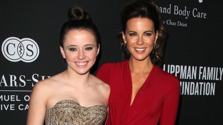 Kate Beckinsale pose avec sa fille Lily Sheen