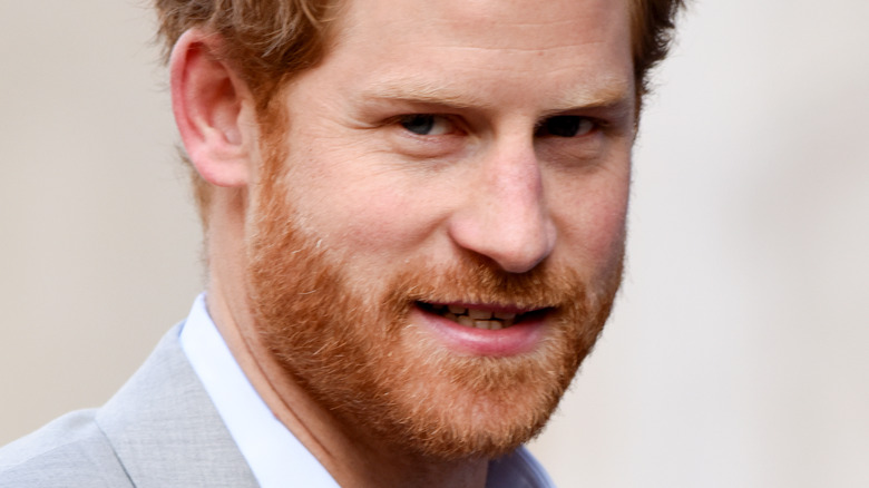 Un gros plan sur le prince Harry