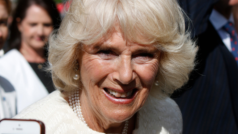 Camilla Parker Bowles souriante