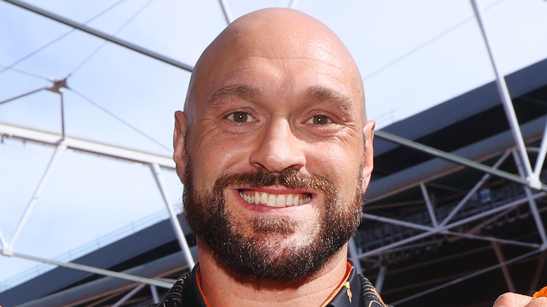 Tyson Fury souriant