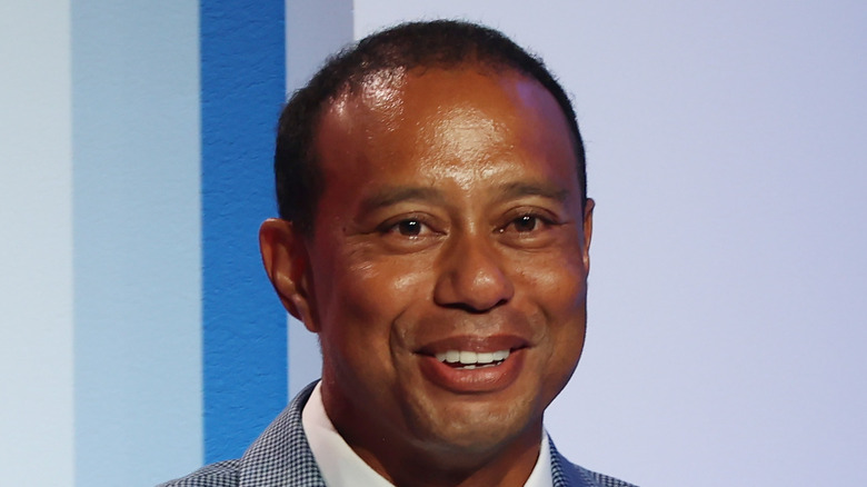 Tiger Woods souriant