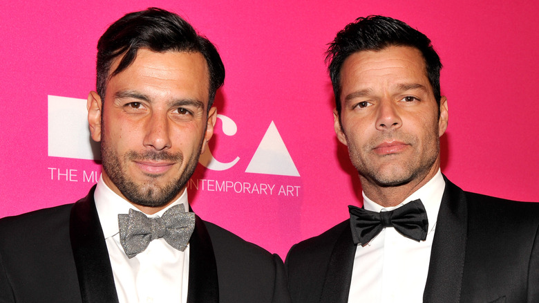 Jwan Yosef et Ricky Martin posent