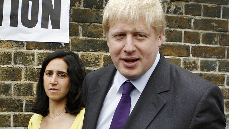 Boris Johnson se promène avec son ex-femme Marina Wheeler