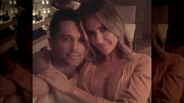 Stephen Colletti et Kristin Cavallari posent