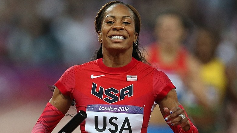 Sanya Richards-Ross en course