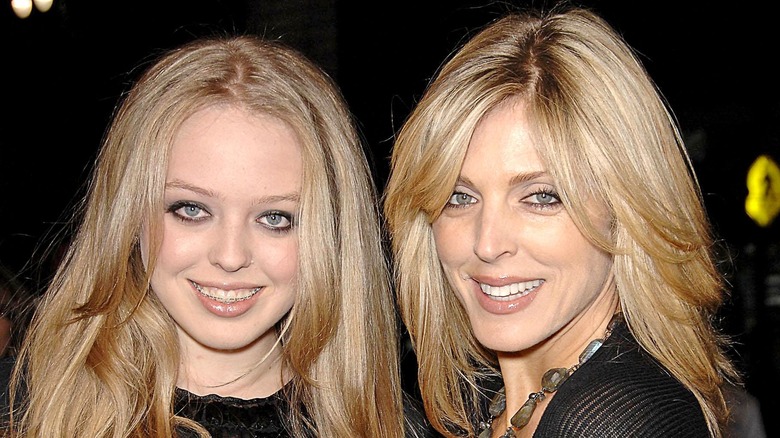 Tiffany Trump et Marla Maples lors d'une première en 2008