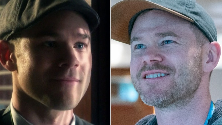 Une image composite d'Aaron Ashmore sur 'Smallville' et à la FedCon 28 en 2019