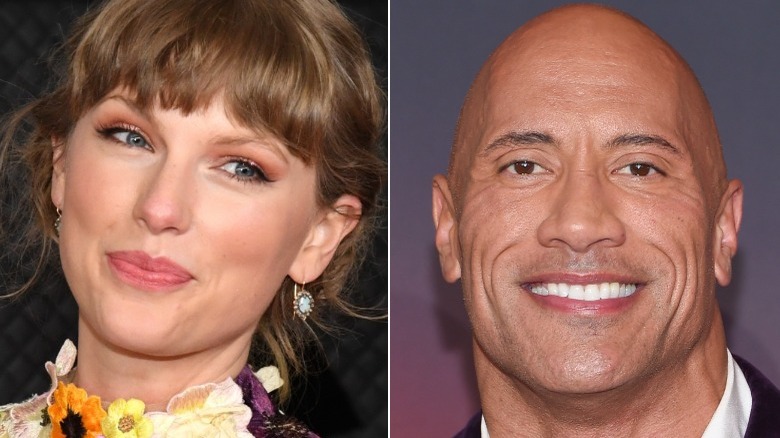 Taylor Swift dwayne le rock johnson