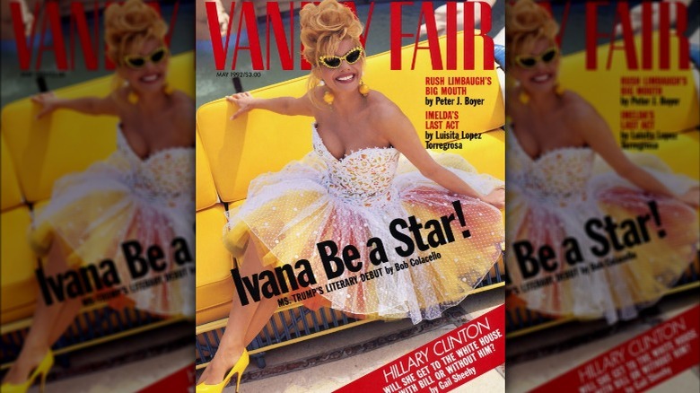 Ivana Trump en couverture de Vanity Fair