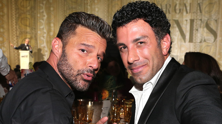 Ricky Martin avec son mari Jwan Yosef