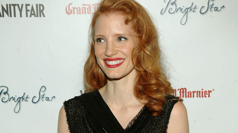 Jessica Chastain souriante