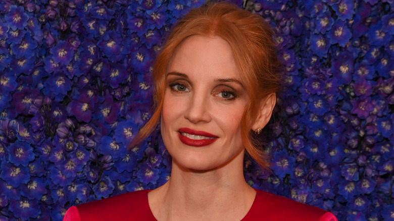 Jessica Chastain, souriante