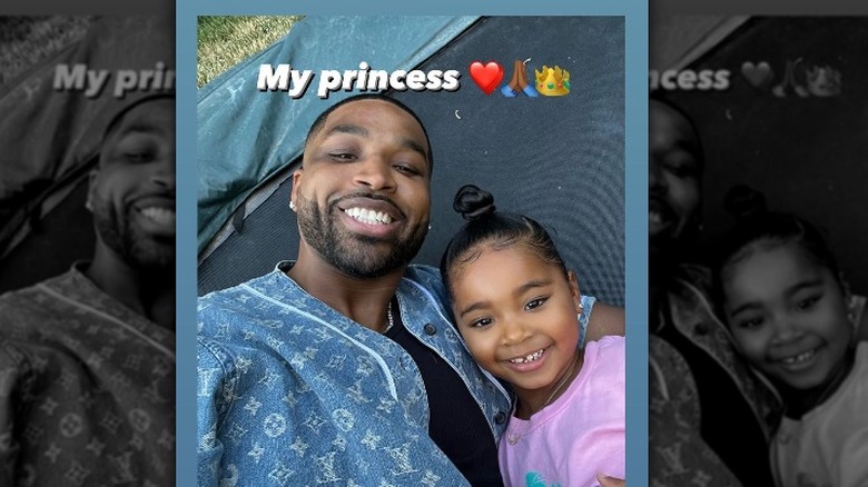 Tristan Thompson et sa fille True