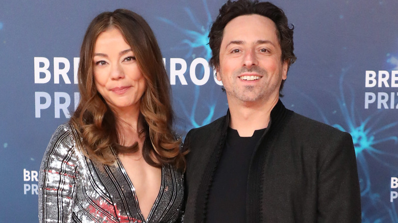 Nicole Shanahan et Sergey Brin assistent à la cérémonie de remise des prix Breakthrough 2020 en 2019