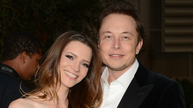 Elon Musk et Talulah Riley à l'événement