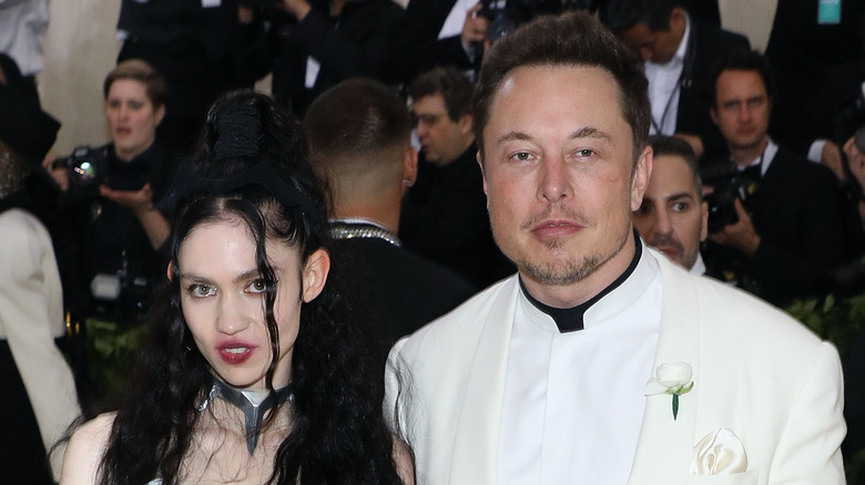 Elon Musk, gala du Met Grimes