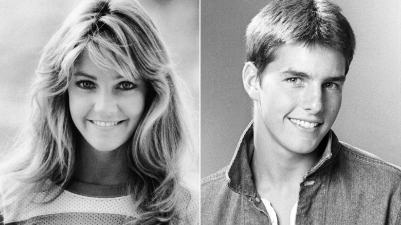 Heather Locklear et Tom Cruise sourient dans les années 80