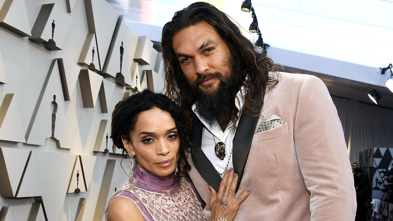 Lisa Bonet et Jason Momoa posent