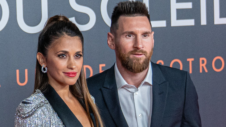 Antonela Roccuzzo et Messi en 2019