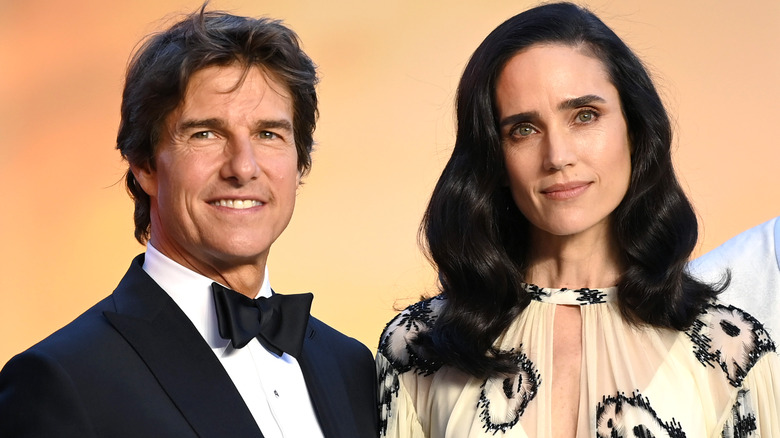 Tom Cruise et Jennifer Connelly posent