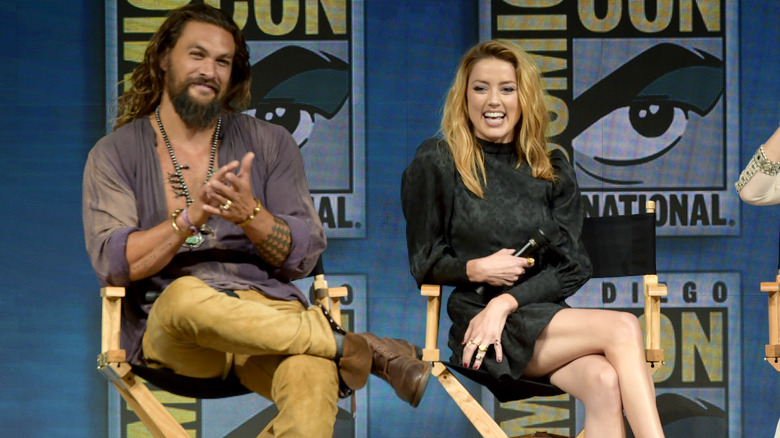 Jason Momoa et Amber Heard au Comic Con