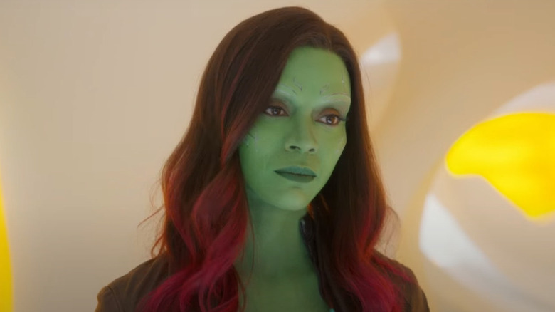 Zoe Saldaña comme Gamora