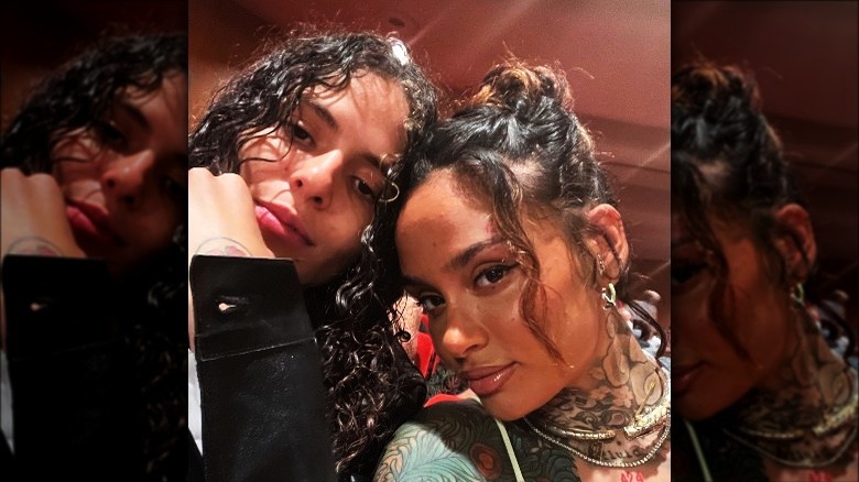 Kehlani et 070 Shake posent pour un selfie