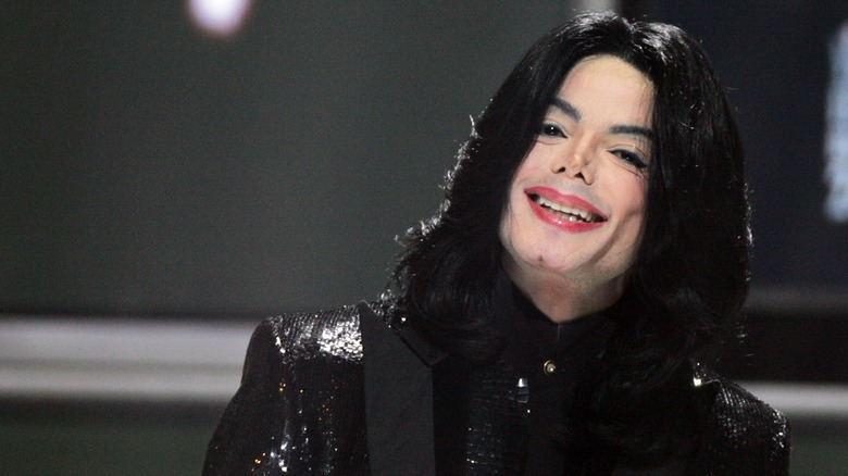 Michael Jackson souriant