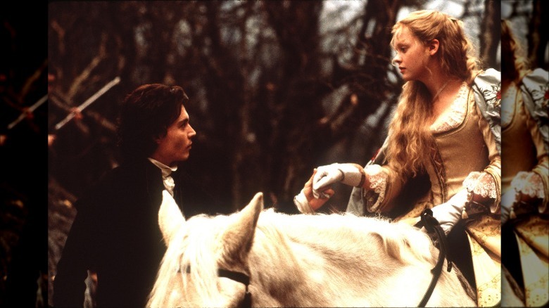 Johnny Depp et Christina Ricci dans Sleepy Hollow