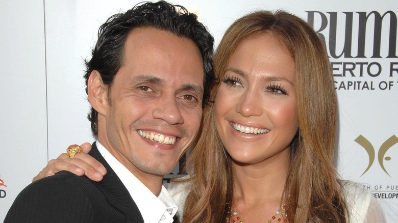 Marc Anthony, Jennifer Lopez souriant