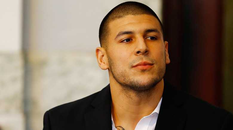 Aaron Hernandez au tribunal