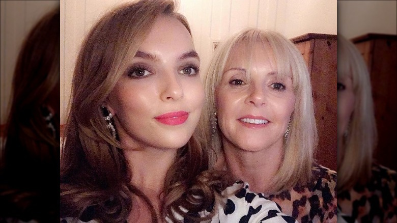 Jodie Comer et sa mère en 2016