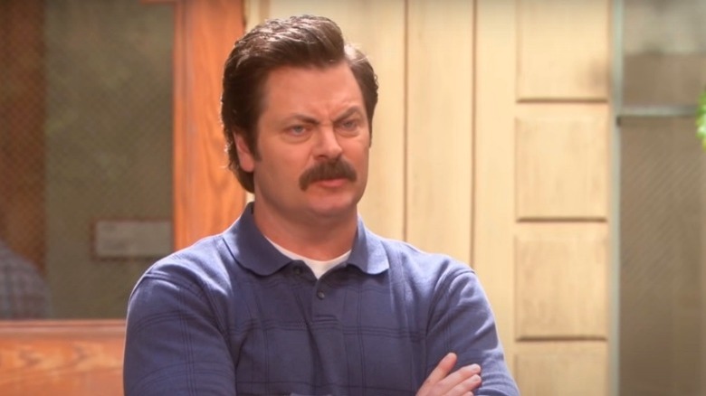 Nick Offerman dans le rôle de Ron Swanson