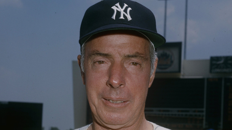 Joe DiMaggio dans un maillot des Yankees