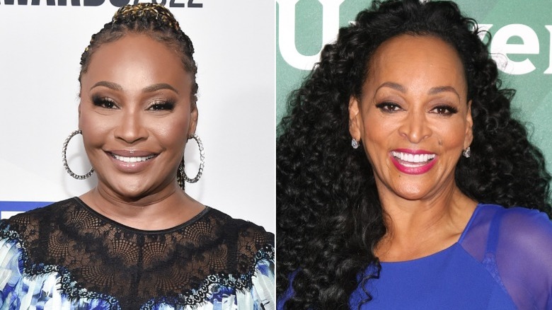 Cynthia Bailey et Karen Huger souriantes