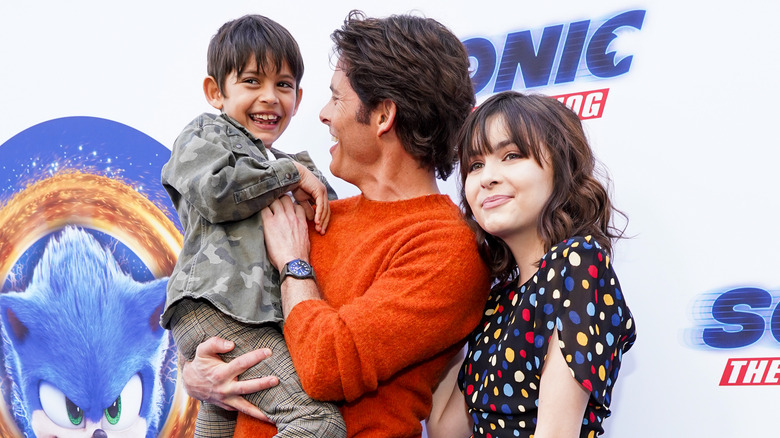 James Marsden posant avec son fils William Marsden