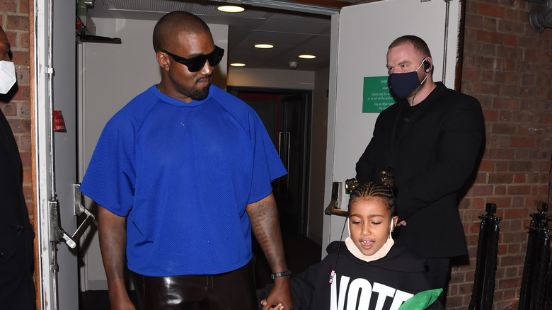 Kanye West avec North West