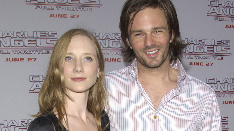 Anne Heche et Coleman Laffoon posent